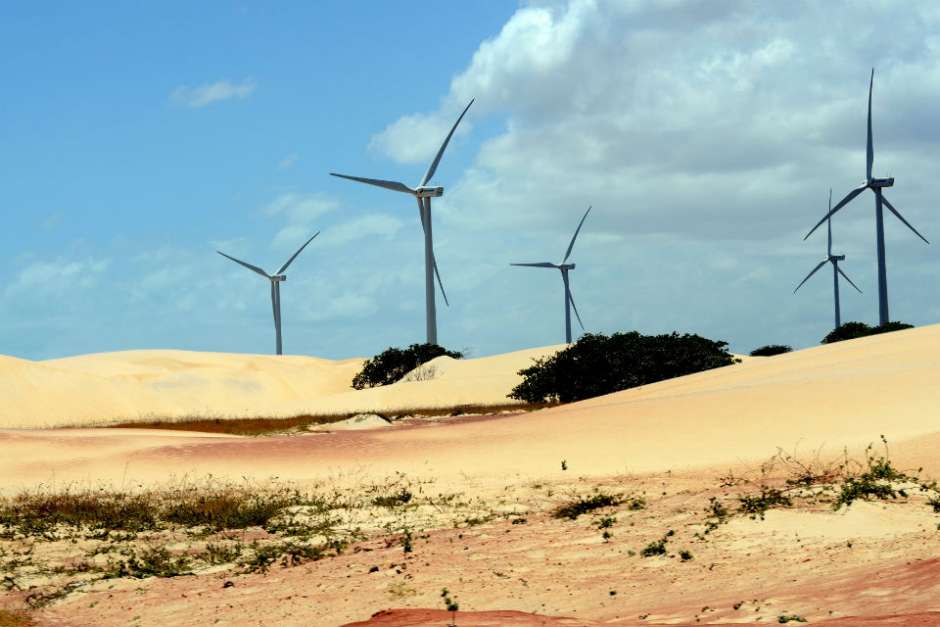 Foto de Parque eólico - Crédito: BrasilGuias